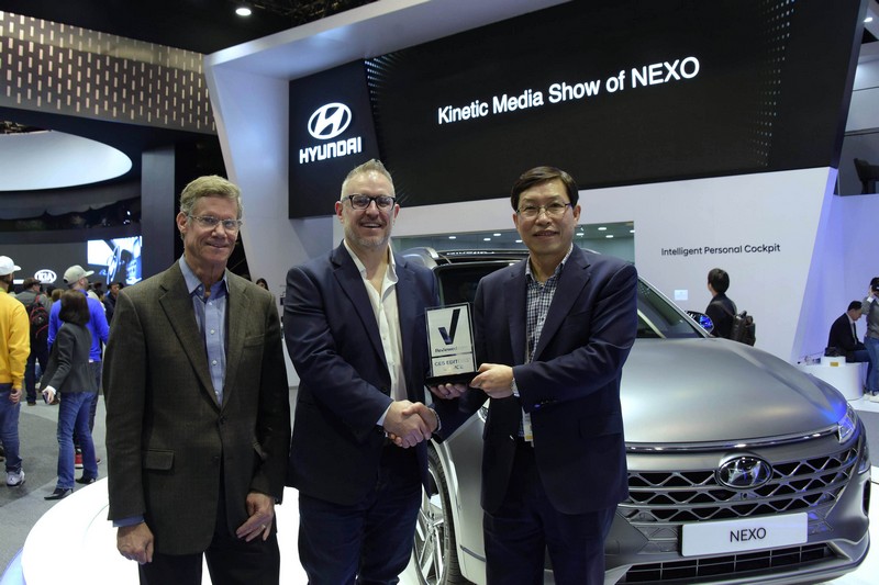 Hyundai's 2019 NEXO Fuel Cell Electric Vehicle Wins Reviewed.com Editor's Choice Award for CES 2018